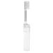 lxuebaix Portable Foldable Outdoor Travel Camping Toothbrush Foldable Plastic Toothbrush Transparent