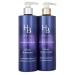 Hair Biology Silver Shampoo & Conditioner Set - 12.8 Fl Oz Bottles with Biotin for Gray & Color Treated Hair - Paraben Free - Pack of 2 - Buy Online on GoSupps.com
