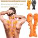 Buy Trapezius Point Trigger Massager - Orange | Best Trigger Point Massager & Trapezius Stretcher for Pain Relief | International Shipping Available - Buy Online on GoSupps.com