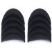 4 Pairs Black White Covered Shoulder Pads for Blazer Suit Coat Jacket - Large 18mm Thickness - Buy Online on GoSupps.com