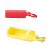 FRCOLOR 6pcs Bottle Holder Keychain Empty Bottle Keychain Keyring Bottle Holder Roller Bottle Cover with Hanging Hook Neoprene Keychain Holder Cover Case Essential Oil Travel Bottling