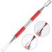 Stainless Steel Nail & Cuticle Care: Precision Toolsfor At-Home Manicures & Pedicures-Expert(Red) - Buy Online on GoSupps.com