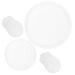 1 Set Diaphragm Replacement Accessories Replacement Diaphragm for Ear Tips for Gourd Child White Suite