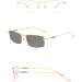 Riccie Varifocal Reading Glasses for Men | Pure Titanium Multifocal Photochrome Sunglasses | UV400 | Diopters +1.0 to +3.0 - Buy Online on GoSupps.com