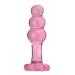 Pink Rose Glass Three Bead Glass Toy weyun