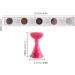 dijiusidy Press on Nail Stand High-ranking Fashionable Different Sturdy Exquisite Appearance Long Service Life Bead Practice Sheet Type 1 - Buy Online on GoSupps.com