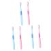 JECOMPRIS 6 STK Children's toothbrush toothbrush for children toothbrushes toothbrush for adult children toothbrush gum care toothbrush bristle oral care after birth 1 piece (1 Pack) Different colors x 3 pieces
