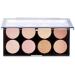 Makeup Revolution Ultra Blush Contour Palette - Golden Sugar | 8 Pigment-Rich Vegan Shades - Buy Online on GoSupps.com