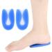 Extra Soft Heel Liner Silicone Protectors for Women - Shock Absorption Blister Prevention (Large Blue - Buy Online on GoSupps.com