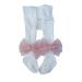 FEIFEI'S BOW Toddlers Baby Girls Kids Lace Tutu Flower Bows Elsa Party Costume cotton Tights Newborn Toddler Infant 1-6 Years Set02 2-4 Years