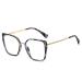 Blue Light Blocking Computer Readers Oversized Reading Glasses Vintage Flat Light Mirror Fatigue Relieve Eyeglasses +100 Gray