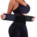 VENUZOR Waist Trainer Belt for Women - Waist Cincher Trimmer - Slimming Body Shaper Belt - Sport Girdle Belt (UP Graded) Black Medium