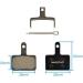 2 Pairs Resin Disc Brake Pads for TRP Tektro Shimano Deore Br-M575 M525 M515 - Compatible with Various Models - High Quality Material - Buy Online on GoSupps.com