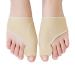 Bunion Corrector Big Toe Straightener Bunion Pain Relief Sleeves 1 Pair Bunion Splint Support Protectors Sleeve with Built-in Silicone Gel Pad for Hallux Valgus Pain Relief (Upgrade) 1 Pair (Pack of 1)