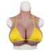 Yuewen Oil-free 8th Generation Grade Silicone Breastplate With Make-up Skin Airbag Silicone Filler H Ivory White