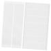 CLISPEED 60 Sheets Anti-Light Stickers Adhesive Dress Clothing Tape Bra Tape Double Sided Body Tape Clear Mounting Tape Skin Tapes Skirt Low Cut White Double Sided Tape Miss White 8.5x1.2cm