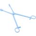 Reptile Feeding Clip Blue Plastic Durable Useful Pet Clip for Snake Lizard Reptile Animal Food 7.48in - Buy Online on GoSupps.com