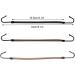 CLSSLVVBN 5 Pieces Elastic Hook Hair Tie Styling Ponytail Holder Lightweight Retro Fashion Hair Cord Bungee Bands Smooth Surface Apricot 3Set - Buy Online on GoSupps.com