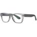 PARWANA Lightweight Anti UV Eyeglasses Reading Glasses Blue Light Blocking Computer Readers Large Flat Light Mirror +100 C3