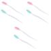 6 pcs Simple Face Brush Facial Brushes Pink for Soft Blackhead Exfoliation Fat Silicone Cutin Cleaning Granule Massager Green Held Hand Manual Practical Green pink mediumx3pcs
