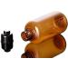 Ericotry 300ml Plastic Refillable Bottles - Cosmetic Containers with Black Hinged Lid for DIY Beauty Makeup Essential Oils Shampoo & Shower Gel (Set of 3) - Buy Online on GoSupps.com