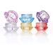 80 Pcs 5g Multi-Colored Diamond-Shaped Travel Pot - Plastic Cream Containers for Cosmetics Jewelry & Nail Storage - Buy Online on GoSupps.com