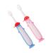 FRCOLOR Teething Toy For Babies 2pcs Toothbrush Children's Supplies PP With Suction Cup Travel Accessories Manual Toothbrush