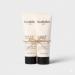 Goodfellow & Co Face Scrub with Lactic Acid & Apricot Oil 4 fl oz Gentle Daily Face Exfoliator for Smooth Skin Mint & Cedar Scent (Bundle of 2)