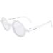 LONDON MOLE Round Reading Glasses | White Frames | Stylish Men's Women's Unisex Readers 1.0x - Buy Online on GoSupps.com