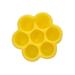 JOVISA Eyelash Extension Glue Holder Honeycomb Cup 100pcs/bag (Yellow)