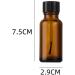 JIHUOO 5-Piece Glass Nail Polish Bottles Set | 20ml Empty Nail Polish Bottles with Brush | International Shipping Available - Buy Online on GoSupps.com