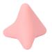 Silicone massage ball trigger point presser massage device pain relief hand muscle relax fascia ball hand massage exercise therapy for muscle pain (pink)