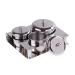 PIAOPIAONIU 3 Pieces Nail Art Equipment Cup Bowls Stainless Steel Acrylic Liquid Powder Cup Stainless Steel Nail Powder Holder Container with Lids for Nail Art Tools type2