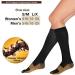 Copper Infused Anti-Fatigue Compression Unisex Flight Travel Socks Anti Swelling DVT Support *UK Stock* (Large/X Large) L-XL Black - Buy Online on GoSupps.com