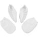 FRCOLOR 6 Pairs Hen Party Games Clipper Gripper Tooth Jewel Wall Grid Wire Headscarf for Women Gloves Bath Glove Foot Bath Cover Take a Bath Hand Wax White - Buy Online on GoSupps.com