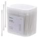 FOMIYES 1 Box Ear Eyelash Cleaning Sticks Reusable Cotton Swabs Double-headed Swab Cleaning Cotton Sticks Double Ended Paper Stick Last Swab Baby White Absorbent Cotton Organic