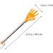 FRCOLOR 3-Pack Stainless Steel Reindeer Back Massage Tool - Flex Migm Jucky Scratch Handy Relooq Device - SCHABER PP 44.5x3.3cm Yellow | International Shipping - Buy Online on GoSupps.com