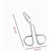 1pc Eyebrow Tweezer Stainless Steel Scissors Shaped Tweezer Slant Tip Tweezer Clip Hair Tweezer Beauty Tool(Color Random) for Women Girl - Buy Online on GoSupps.com