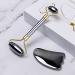 Authentic Terahertz Stone Gua Sha Set | Facial Massage & Eye Depuffer Roller Tools - Buy Online on GoSupps.com
