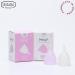 Shop Irisana Menstrual Cup Size L - 100% Surgical Silicone Transparent Eco-Friendly | Iriscup for IUP Compatibility - Buy Online on GoSupps.com