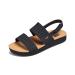 Reef Womens Water Vista Sandal 8 Black/Tan