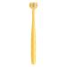 Babyease Kids 3 Sided Toddler Toothbrush - Soft Wrap-Around Baby Toothbrush 12 Months+ - Yellow - Buy Online on GoSupps.com