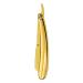 Manual Razormanual Razor Folding Handle Grip Barber Shaving Tool Hair Clipper Golden (No Shaving Disc)