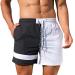 Beach Shorts for Men 2022 Summer Casual Print Short Pants Stylish Swim Short Breathable Fitness Running Sport Shorts Large 06-white