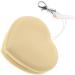 LOGOFUN Heart Shaped Lens Cleaner - Portable Screen Wipe & Adorable Bag Pendant - Khaki | Perfect for Devices & Accessories - Buy Online on GoSupps.com