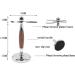 Buy Lefeda Simply Shaving Brush Set for Men - Stylish Metal Handle Hair Removal Brush Holder - 9.5x15cm Silver - International Shipping Available - Buy Online on GoSupps.com