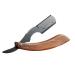 Healeeved 1 x rosewood shaving eyebrows bear holder manual shaving beard cutter old type razor razor holder clip on type razor beard cutting tools bartschneider