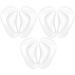 Lurrose 3 Pair High Heel Forefoot Pads Girl High Heel Insoles Self-Adhesive Arch Cushions Block Heels for Women Support Women s Heels Pu Non-Slip Mat Women's