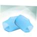 FRCOLOR Invisible Heel Pads - Silicone Height Increase Inserts | Cushion Socks & Protectors for Comfort | Adjustable Blue - 12x4.5cm - Buy Online on GoSupps.com
