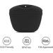 KOMUNJ Silicone Dog Treat Pouch Treat Bag for Dogs Silicone Dog Treat Bag for Dog Training Clip on Portable Training Container (Black) - Buy Online on GoSupps.com